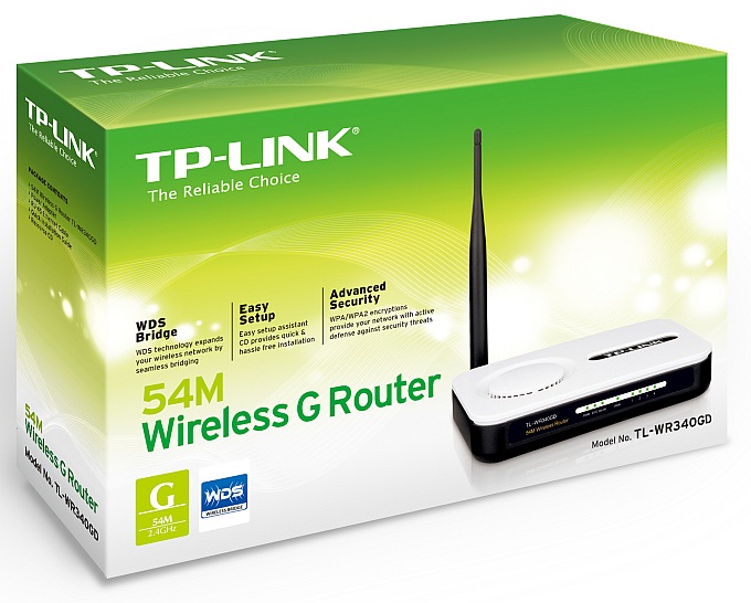   Retail- Wi-Fi- Tp-Link TL-WR340GD
